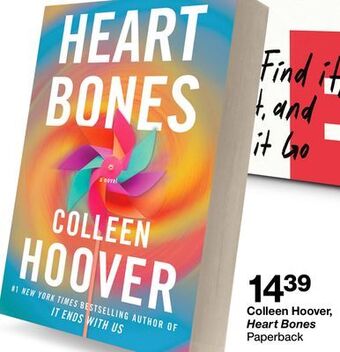 Target Colleen hoover, heart bones paperback offer