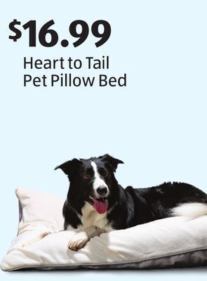Aldi Heart to tail pet pillow bed offer
