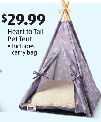 Aldi Heart to tail pet tent offer