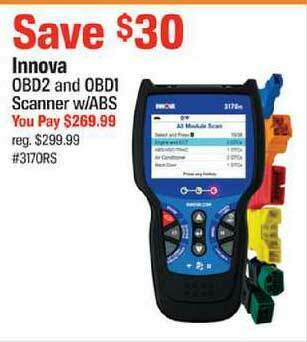 Innova OBD2 And OBD1 Scanner W-ABS