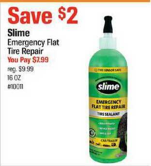 Slime Emergency Flat Tire Repair