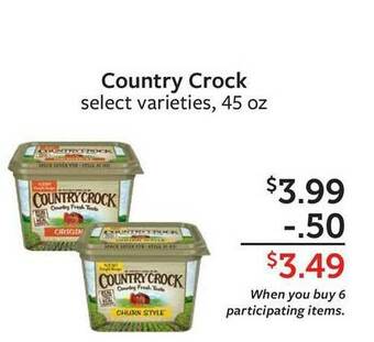 Fareway Country Crock 45 Oz offer