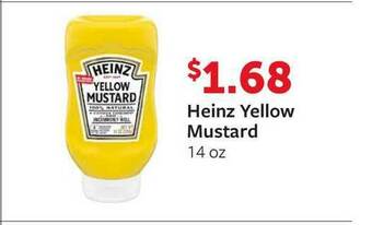 Fareway Heinz Yellow Mustard 14 Oz offer