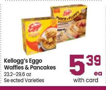 Safeway Kellogg's Eggo Waffles & Pancakes 23.2-29.6 Oz offer