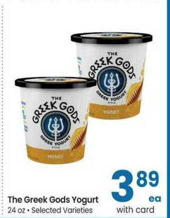 Safeway The Greek Gods Yogurt 24 Oz offer