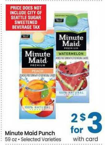 Safeway Minute Maid Punch 59 Oz offer