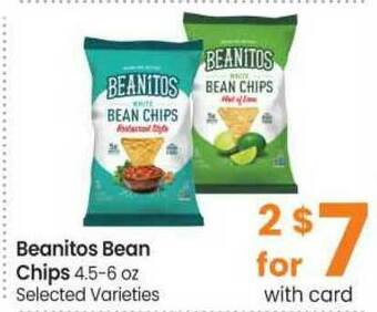 Safeway Beanitos Bean Chips 4.5-6 Oz offer