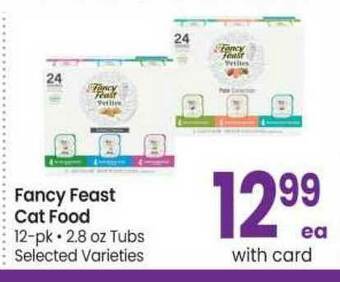 Safeway Fancy Feast Cat Food offer