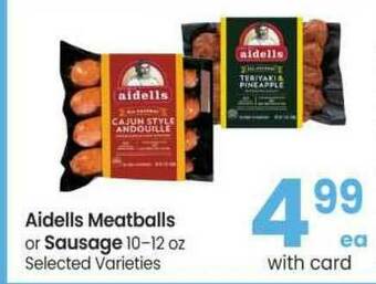 Safeway Aidells Meatballs Or Sausage offer