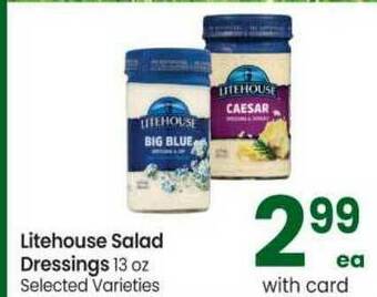 Safeway Litehouse Salad Dressings offer