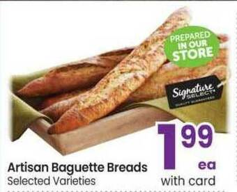 Safeway Artisan Baguette Breads offer