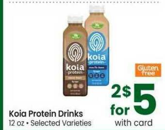 Safeway Koia Protein Drinks offer