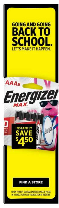 Dollar General Energizer Max AAA offer