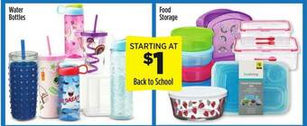 Dollar General Water Bottles Or Food Storage offer
