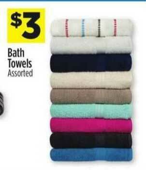 Dollar General Bath Towels Assorted offer