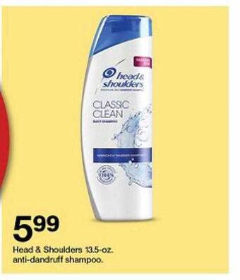Target Head&shoulders anti-dandruff shampoo offer
