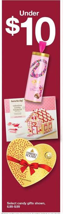 Target Select candy gifts shown offer