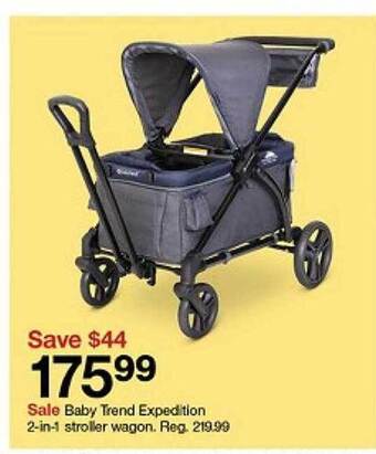 Target Baby trend expedition 2in1 stroller wagon offer