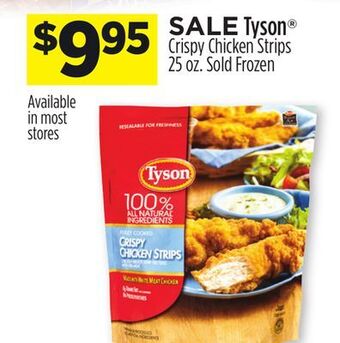 Dollar General Tyson® crispy chicken strips offer