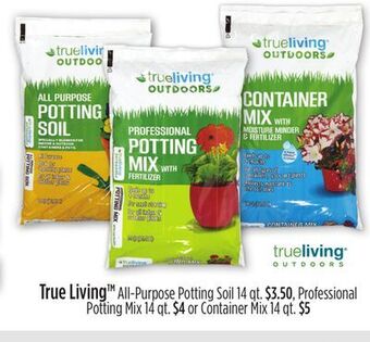 Dollar General True living all-purpose potting soil offer