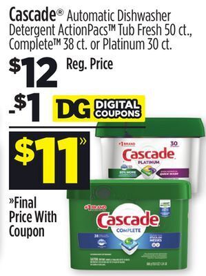 Dollar General Cascade® offer