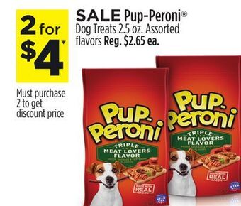 Dollar General Pup-peroni® dog treats offer