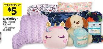 Dollar General Comfort bay® kids' bedding offer