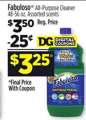 Dollar General Fabuloso® offer