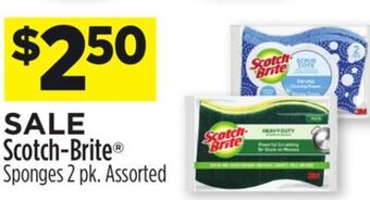 Dollar General Scotch-brite® sponges offer