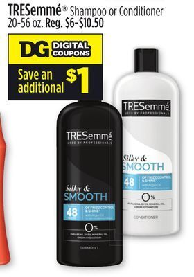 Dollar General Tresemmé® shampoo or conditioner offer