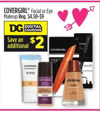 Dollar General Covergirl® facial or eye makeup offer