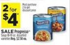 Dollar General Progresso Soup offer