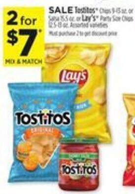 Dollar General Tostitos or Lay's offer