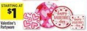 Dollar General Valentine's Partyware offer