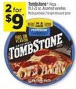 Dollar General Tombstone Pizza 19.3-22 oz offer