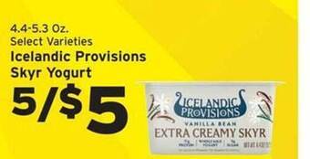 Hannaford Icelandic provisions skyr yogurt offer
