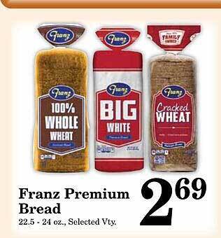 Harvest Foods Franz premium bread offer