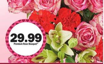 Meijer Premium rose bouquet offer