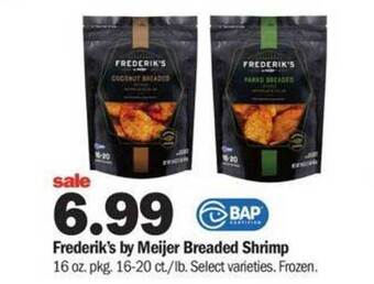 Meijer Frederik's by meijer breaded shrimp offer