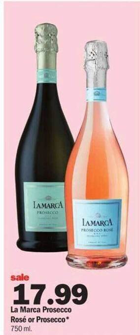 Meijer La marca prosecco rosé or prosecco offer