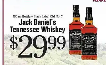 Jack daniel's tennessee whiskey