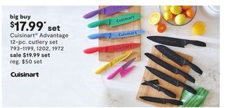 JC Penney Cuisinart® advantage 12-pc. cutlery set offer