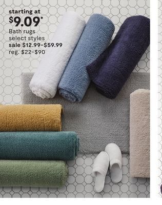 JC Penney Bath rugs offer
