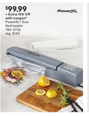 JC Penney Powerxl® duo nutrisealer offer