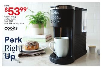 JC Penney Cooks k-cup coffee maker offer