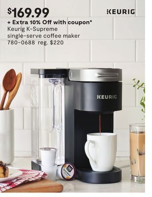 JC Penney Keurig k-supreme single-serve coffee maker offer