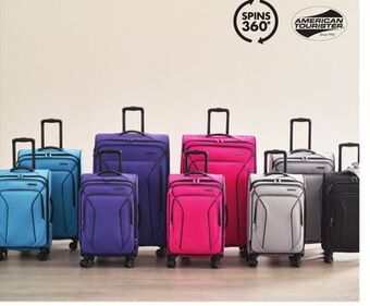 JC Penney American tourister pirouette nxt softside 20" carry-on luggage offer