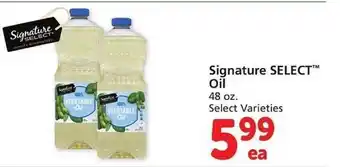 Vons Signature select oil offer