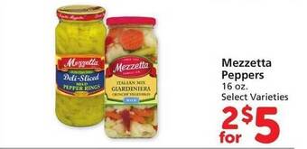 Vons Mezzetta peppers offer
