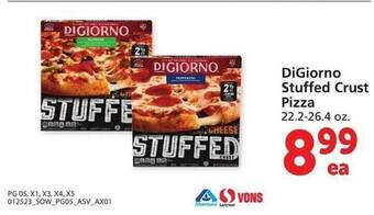 Vons Digiorno stuffed crust pizza offer